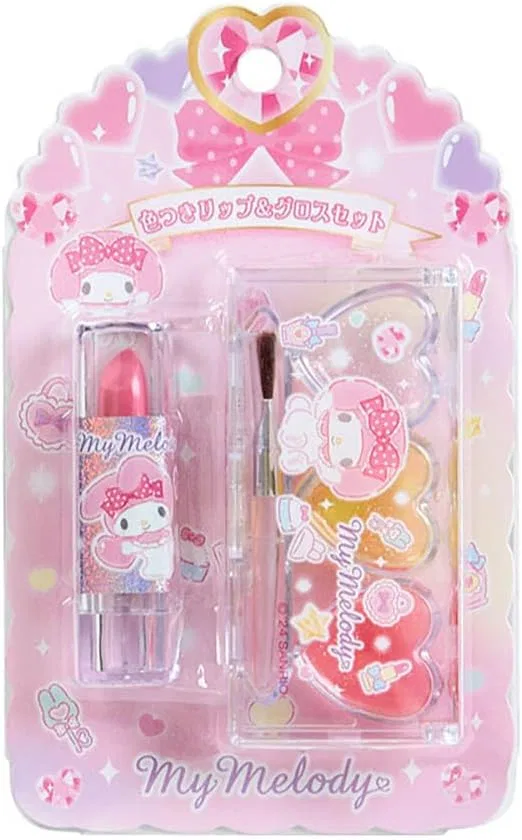 Набор блеска для губ Sanrio My Melody с ароматом клубники, 2 предмета