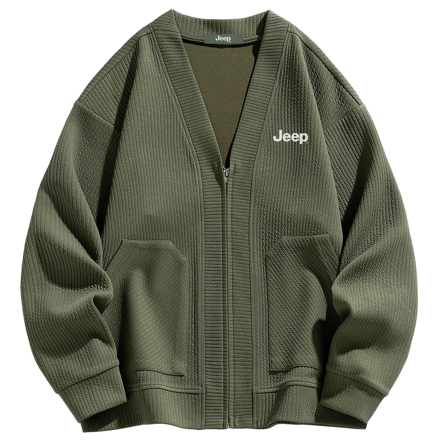 

Джемпер унисекс Jeep, зеленый