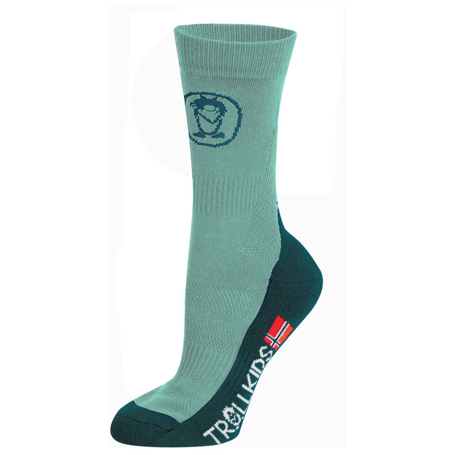 

Походные носки Trollkids Kids Trekking Mid Cut Socks II, цвет Aqua/Teal
