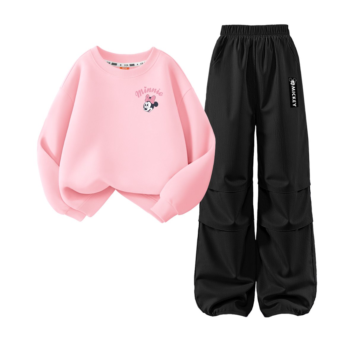 

Детская повседневная спортивная одежда Disney, черный