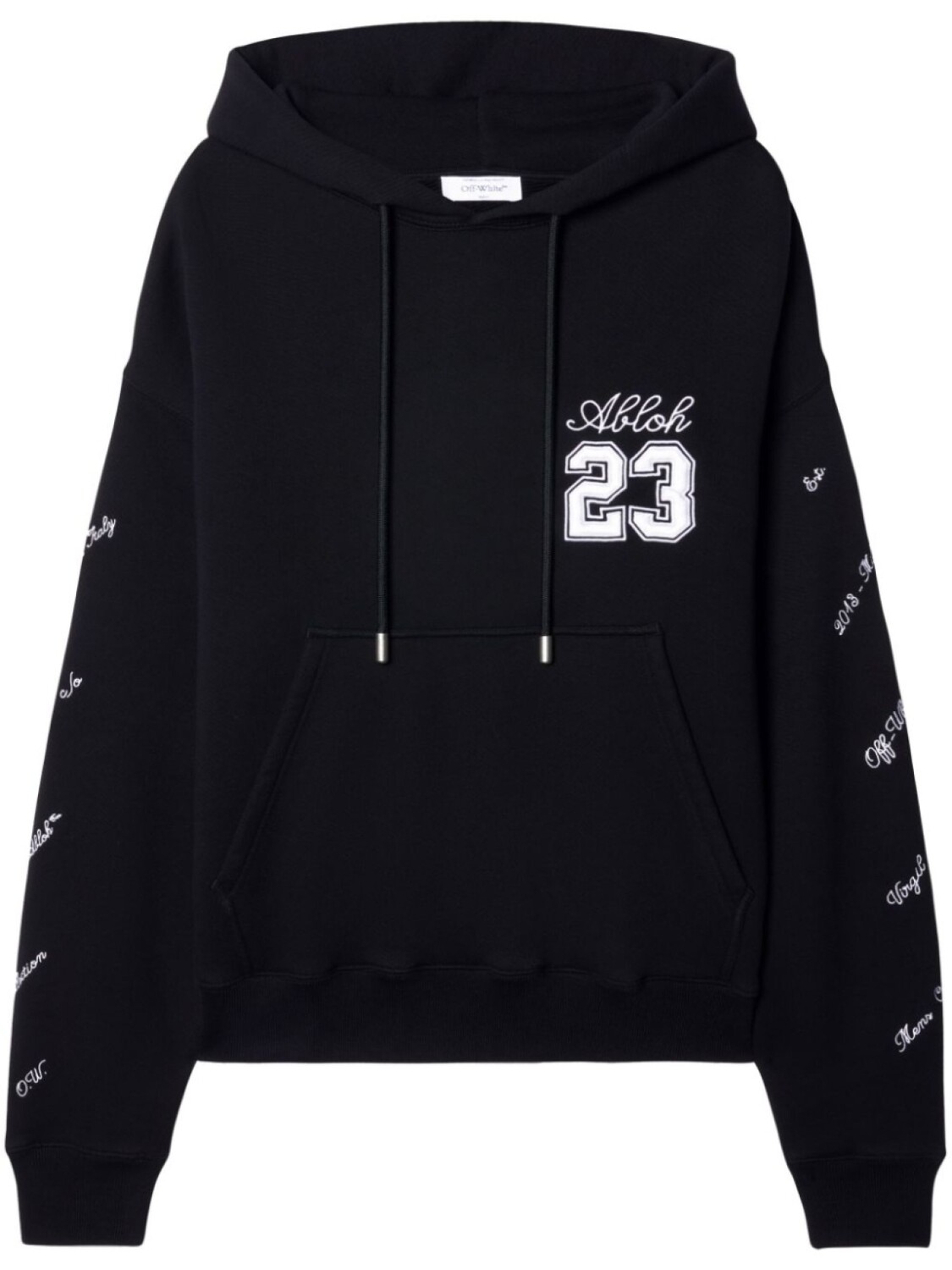 

Off-White худи 23 Skate с вышитым логотипом, черный