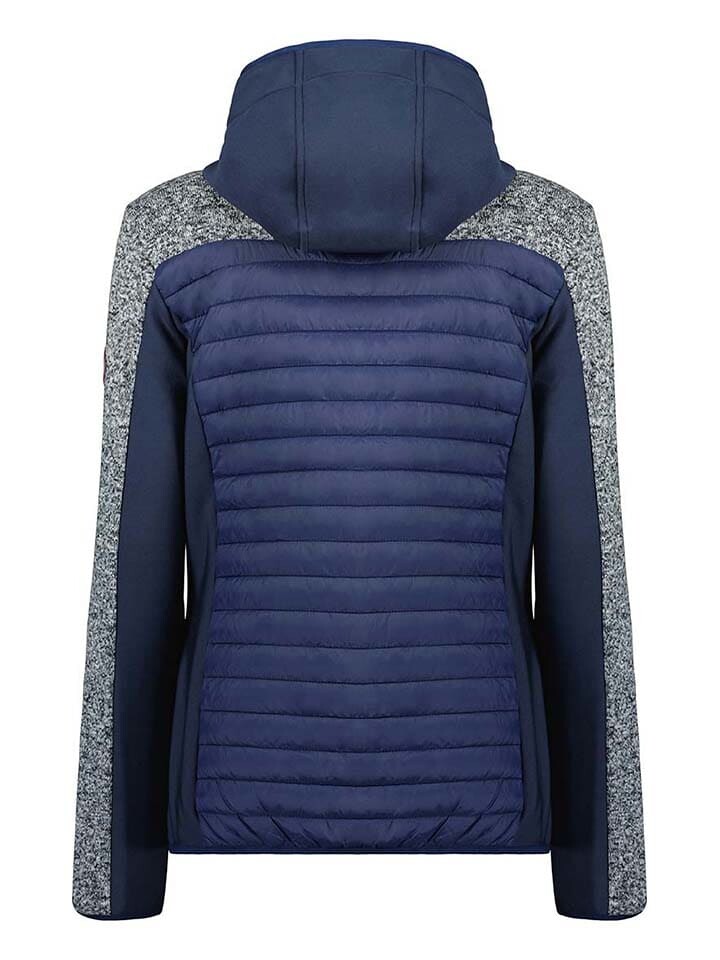 Флисовая куртка Geographical Norway Fleecejacke Taquese, цвет Dunkelblau/Grau — фото 2