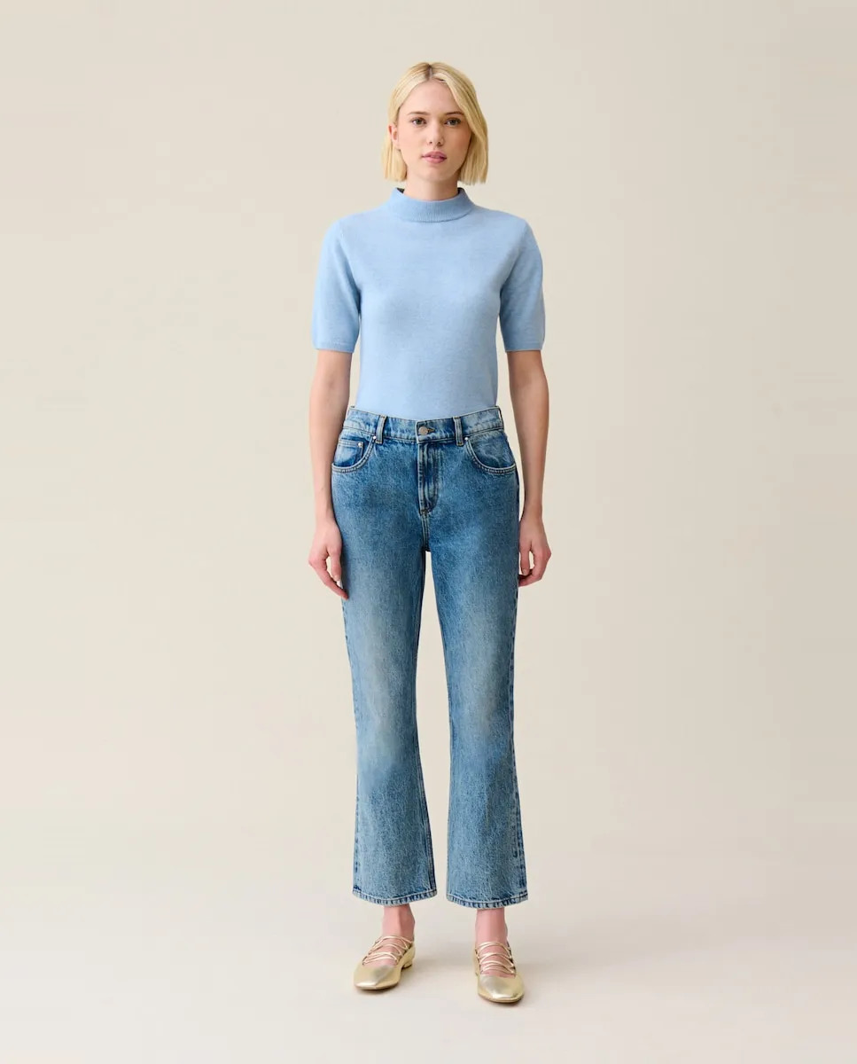 

Джинсы женские Louis flare light denim Claudie Pierlot, голубой