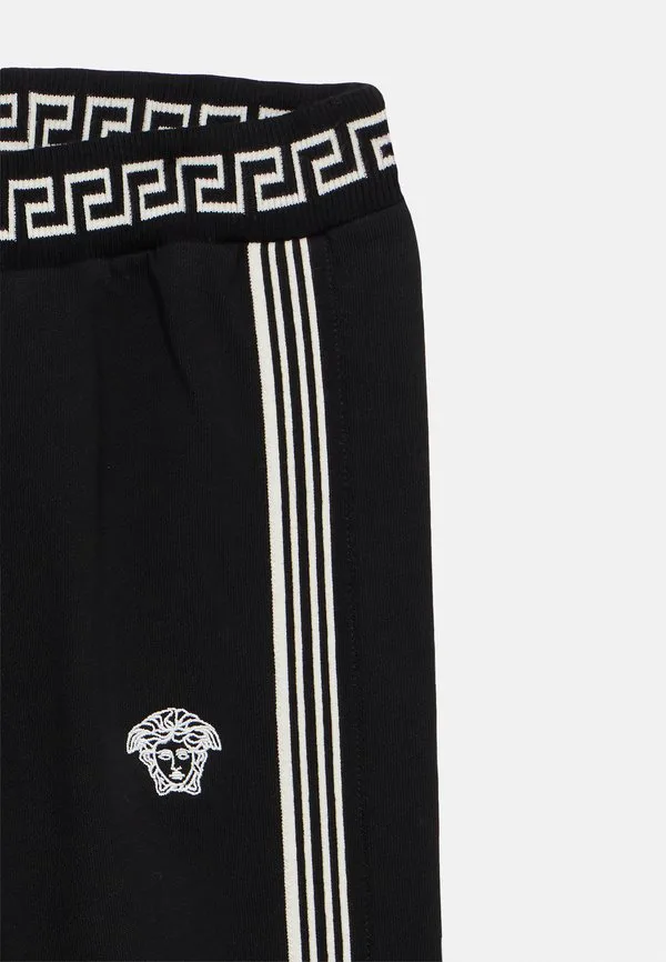 Спортивные брюки унисекс с вышивкой felpa contrasto medusa Versace, Nero/Bianco — фото 3