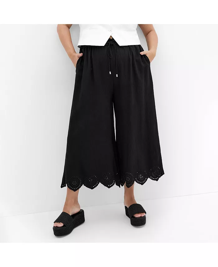 

Брюки Alaia Plus Size CITY CHIC, черный
