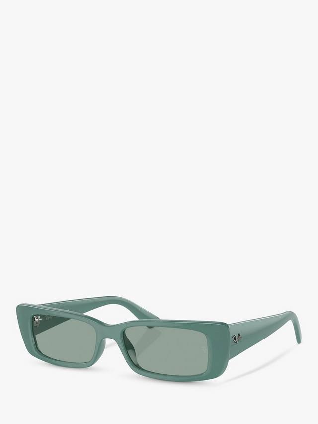 

Прямоугольные солнцезащитные очки rb4425 унисекс Ray-Ban, цвет Algae Green