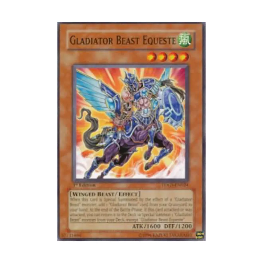 

CCG Гладиатор-зверь Equeste (Обычный), Yu-Gi-Oh - Duelist Genesis - Singles
