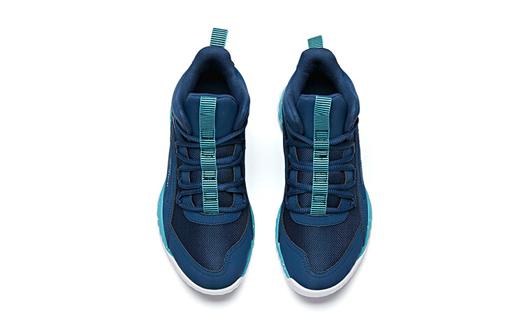 Детские баскетбольные кроссовки GS High-top Ordnance Blue/Chlorine Blue/Anta White Anta Kids — фото 3