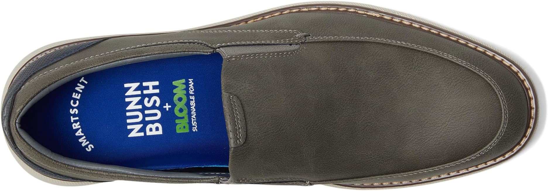 Лоферы Nunn Bush Chase Moccasin Toe Slip-On Lightweight Contemporary Loafer, цвет Gray — фото 2