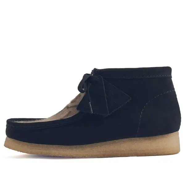 

Кроссовки x end. x beams plus ski club wallabee boots 'black' Clarks, черный