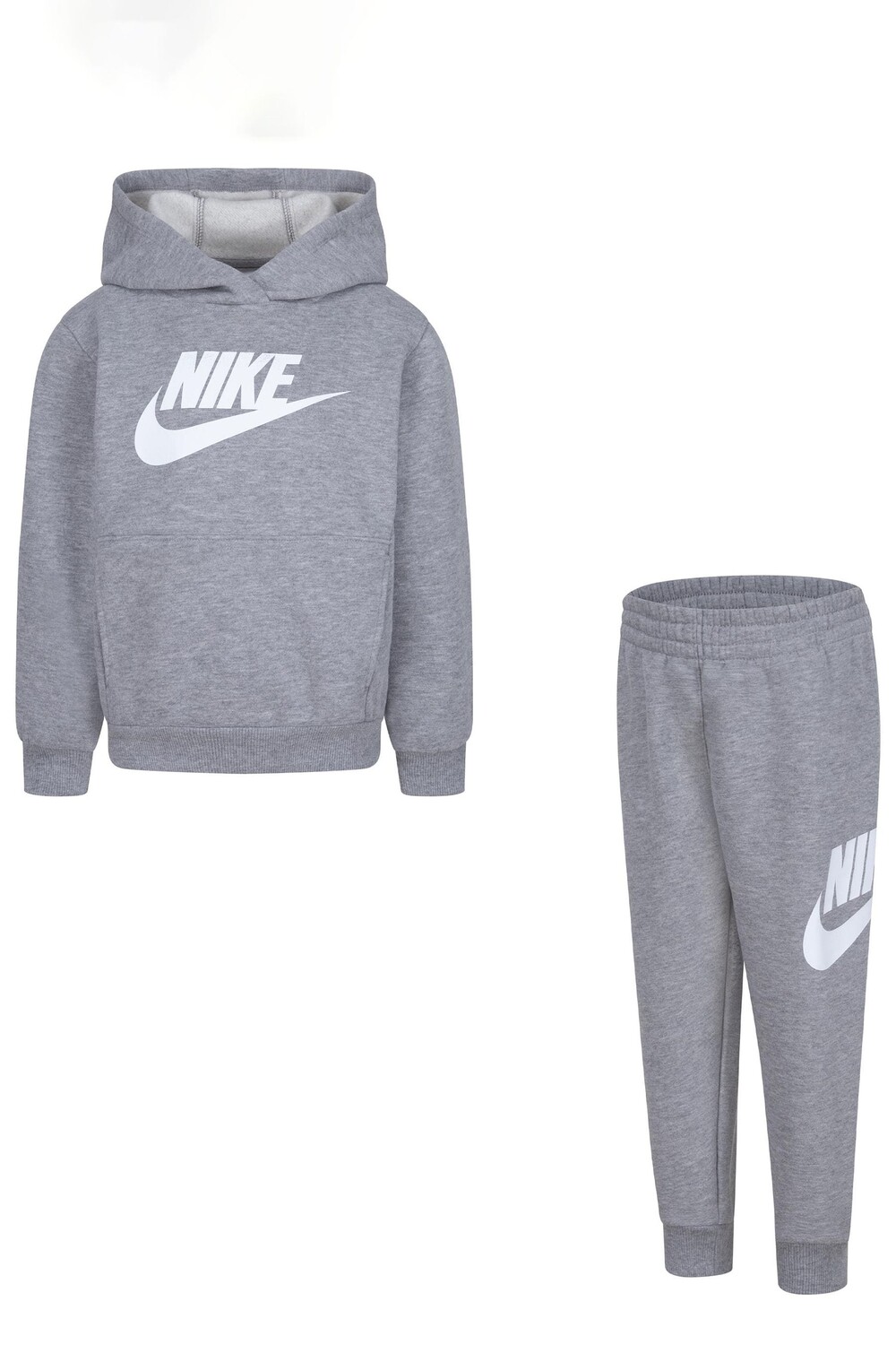 Флисовый спортивный костюм Club для малышей Nike, серый — фото 2