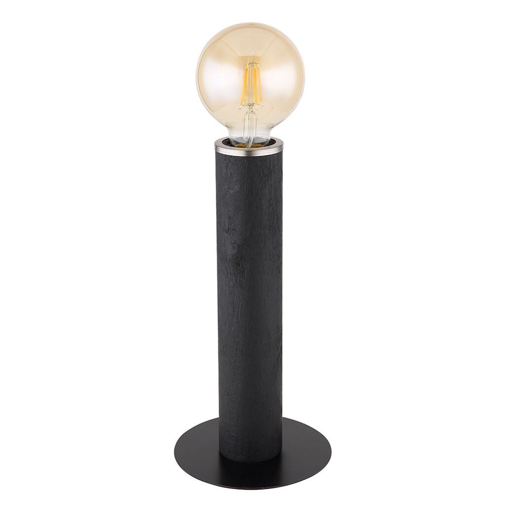 

Настольная лампа, дерево, черный матовый, H 30,5 см Globo Lighting