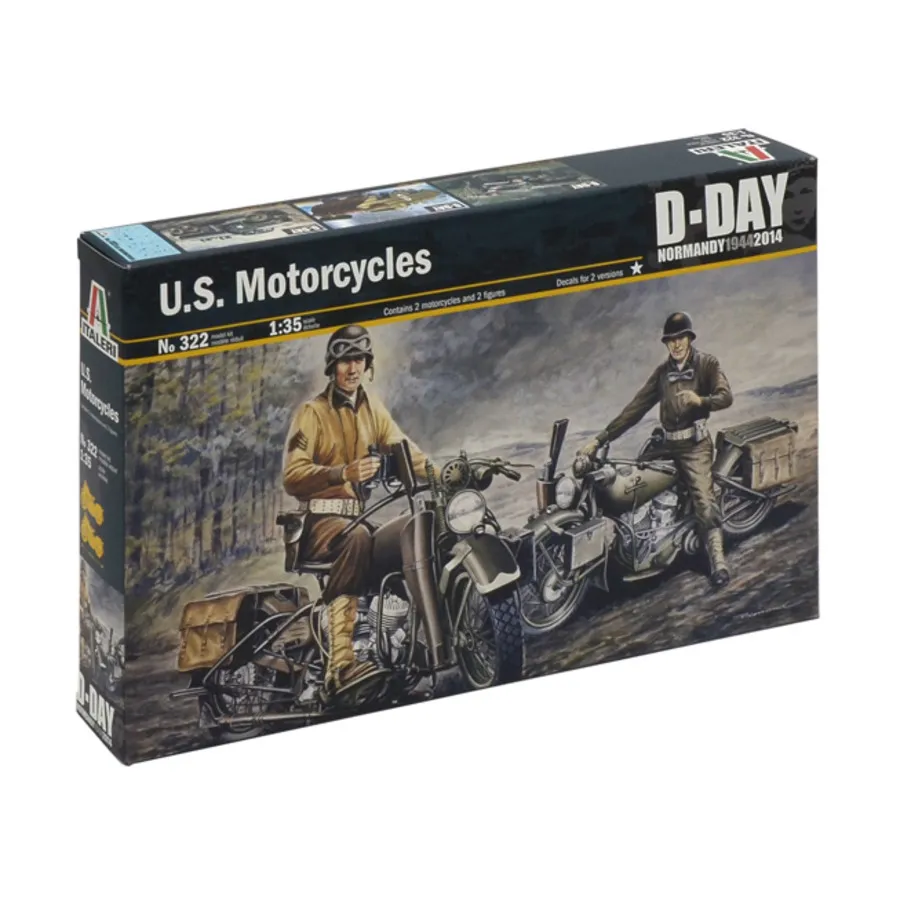 

Мотоциклы США (Первая мировая война), Military Vehicles (1:35) (Italeri)