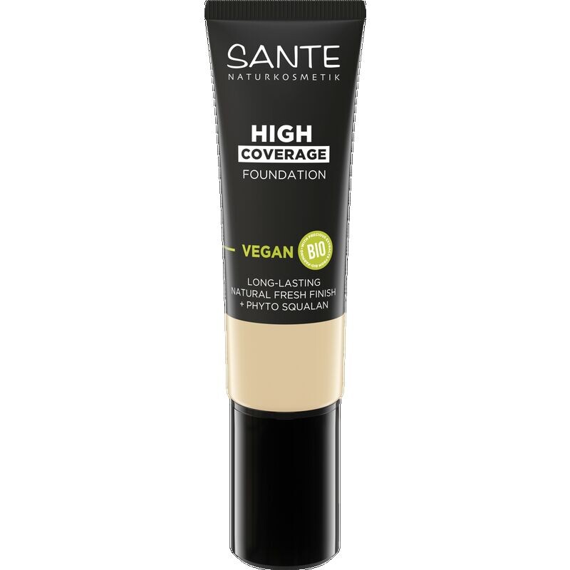 

Тональный крем High Coverage Foundation 03 Нейтральный Бежевый Sante, 25 ml