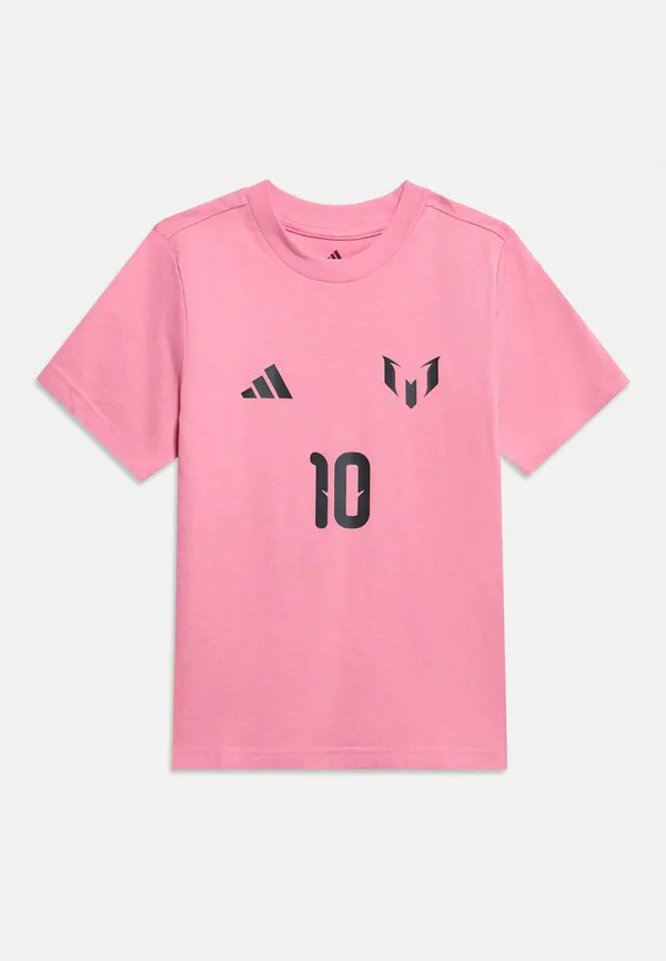 Спортивная футболка унисекс с изображением месси Adidas Performance, Bliss Pink — фото 3