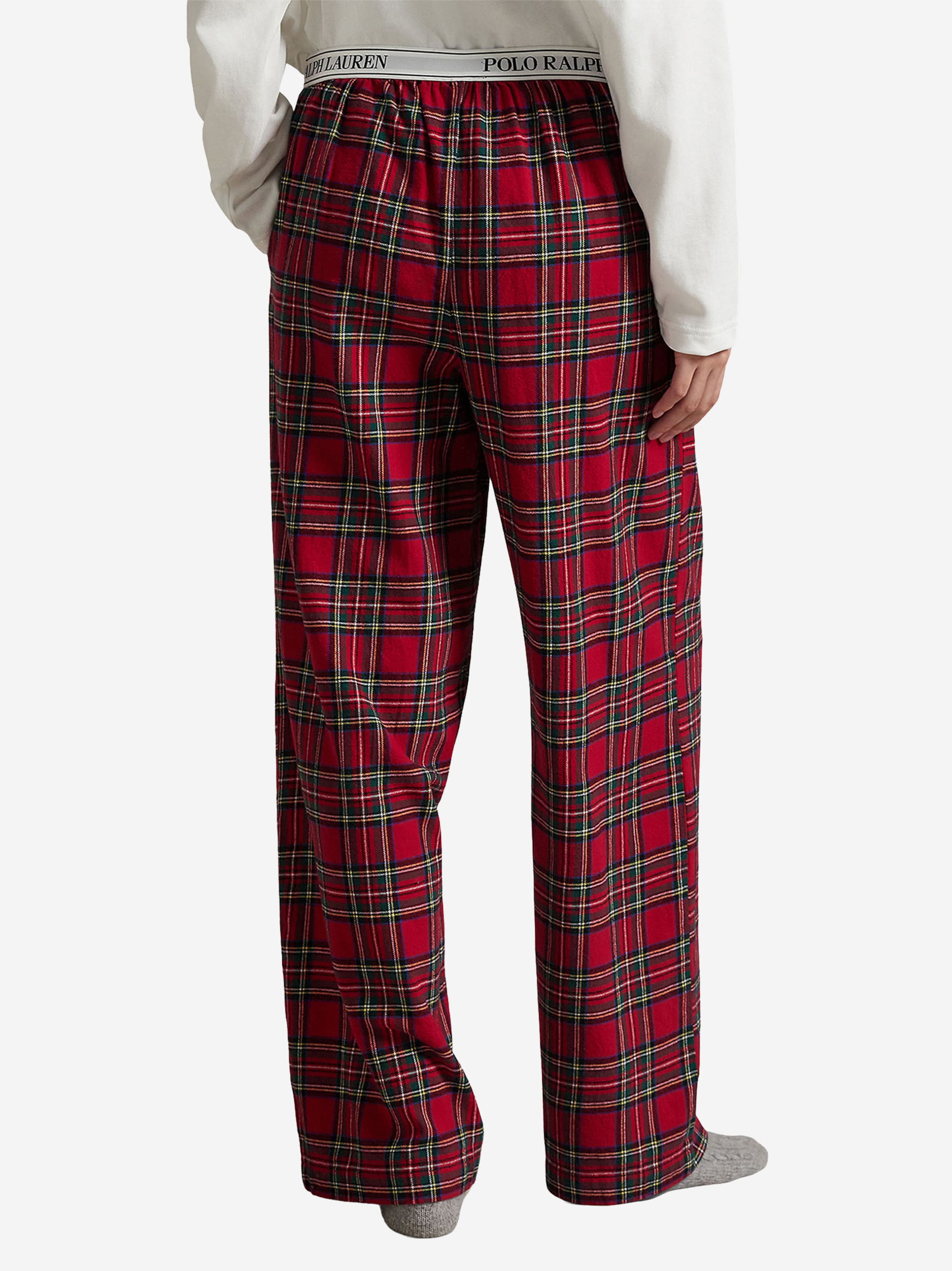 Polo Ralph Lauren Пижамные штаны 'Cozy Flannel' в цветах Yellow, Red, Black — фото 3