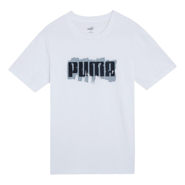 

Футболка logo wording t-shirt 'white' Puma, белый