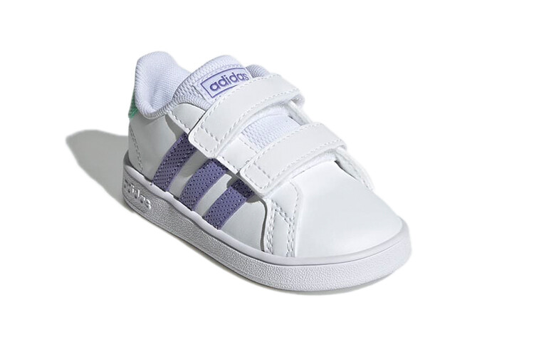 Кроссовки adidas neo GRAND COURT Toddler Shoes TD Low-top White/purple — фото 3