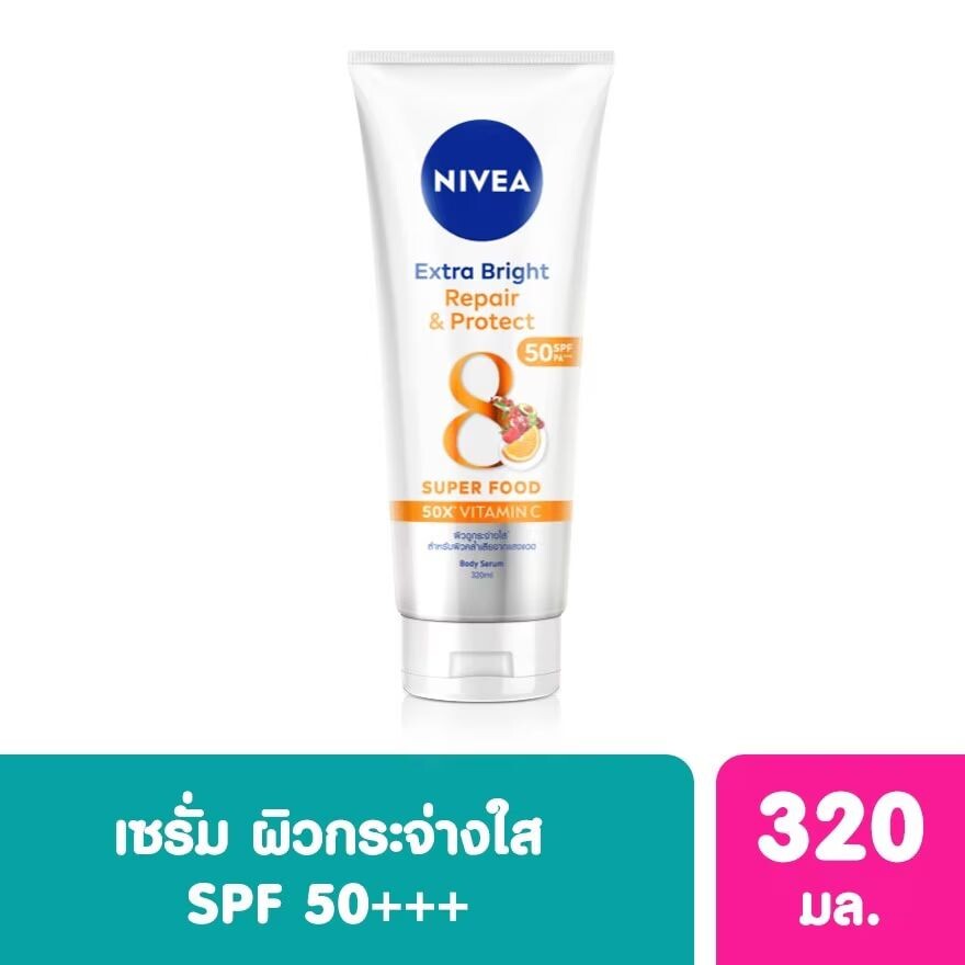 

Nivea Сыворотка для тела Extra Bright Repair Protect SPF50 PA+++ 320 мл, White