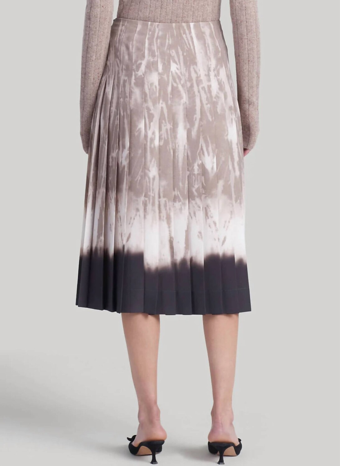 

Джинсовая юбка цвета Balsam Shibori с принтом Tullius ALTUZARRA
