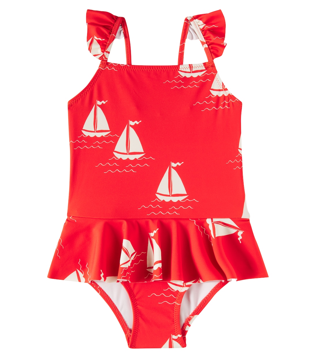 

Купальник Sailing Boats Mini Rodini, красный