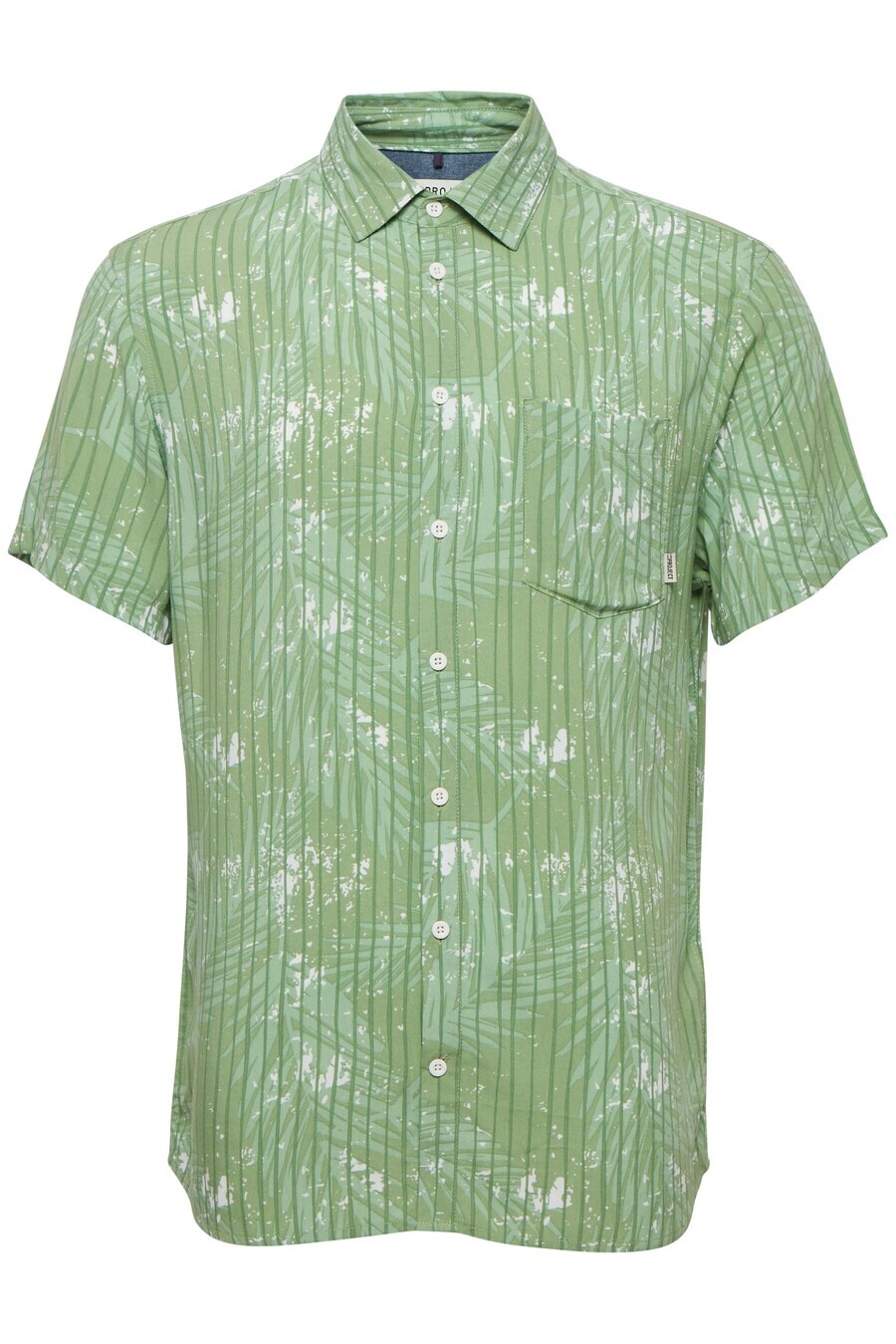 

Повседневная рубашка 11 Project Regular fit Button Up Shirt Barba, зеленый
