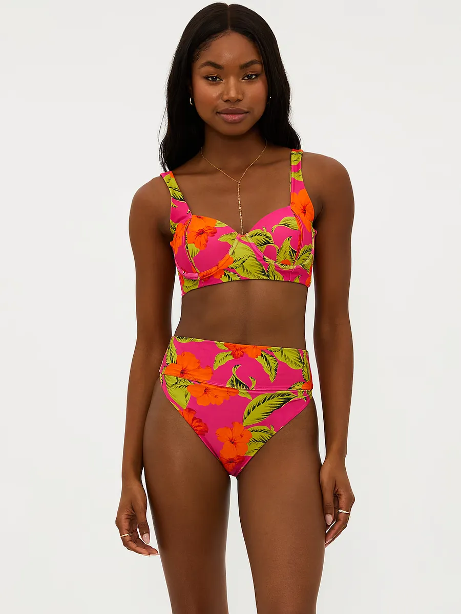 

Полина Верх Бикини Beach Riot, цвет Hibiscus Sunset