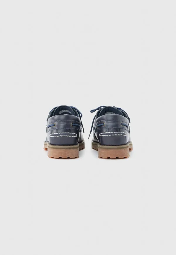 Оригинальные лодочные туфли унисекс Timberland, Navy — фото 3