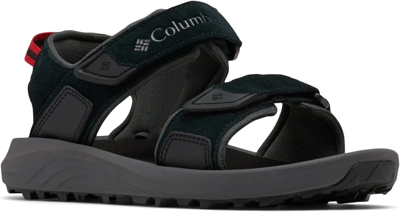 Мужские треккинговые сандалии Columbia Trailstorm Hiker с двумя ремешками, Black X Dark Grey