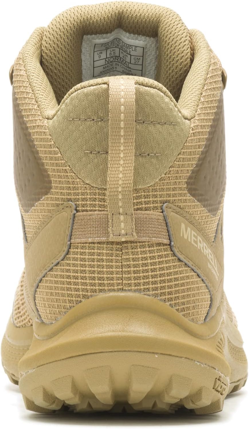 Мужские ботинки Merrell Nova 3 Tactical Mid Waterproof, Dark Coyote — фото 4