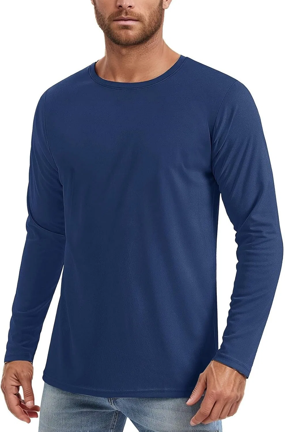 Футболка с длинным рукавом UPF50+, Navy