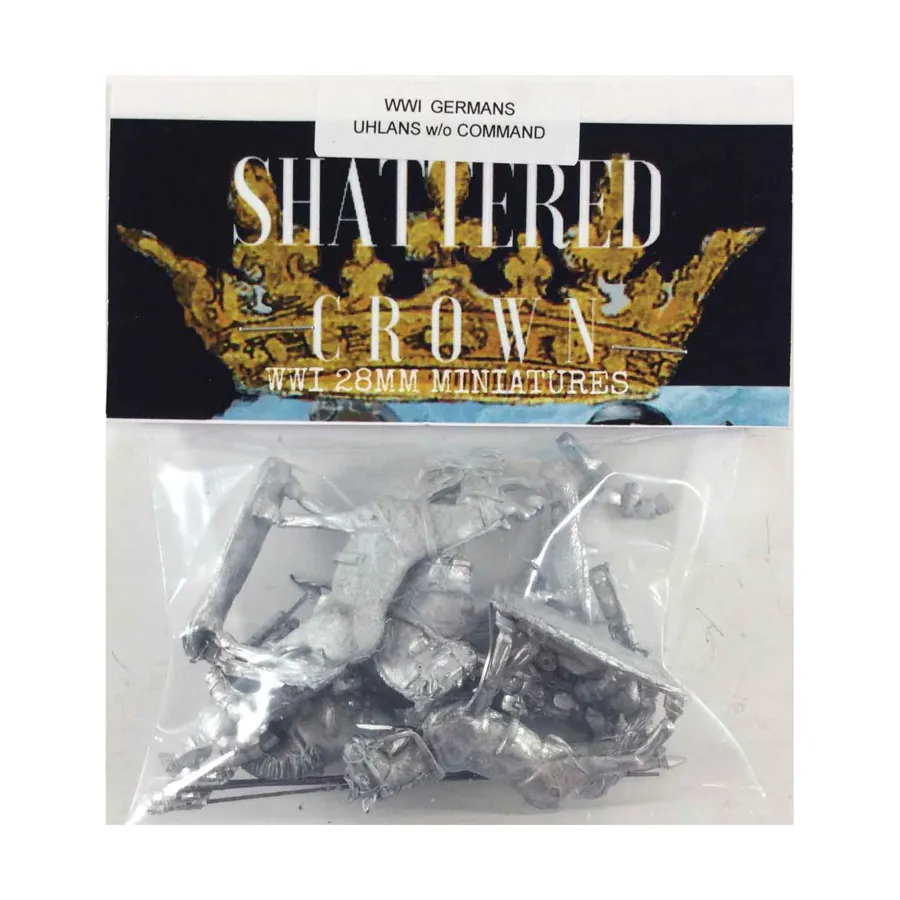 

Немцы-уланы без командования, WWI Shattered Crown Miniatures - German (28mm)
