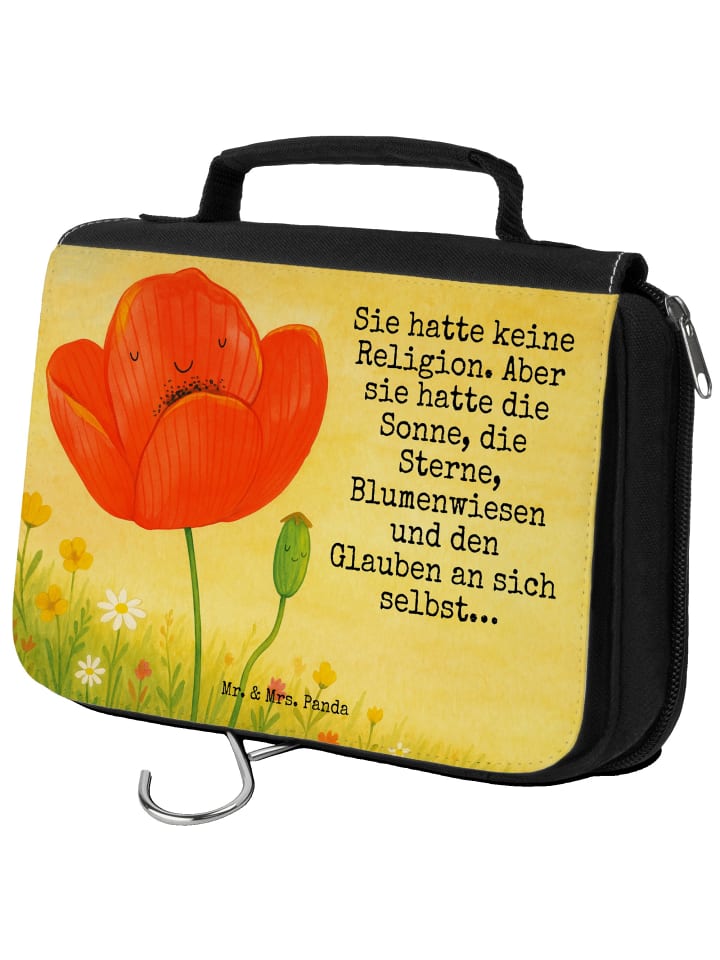 

Mr. & Mrs. Panda Пляжная сумка с рисунком в виде цветов и маков и надписью белого цвета