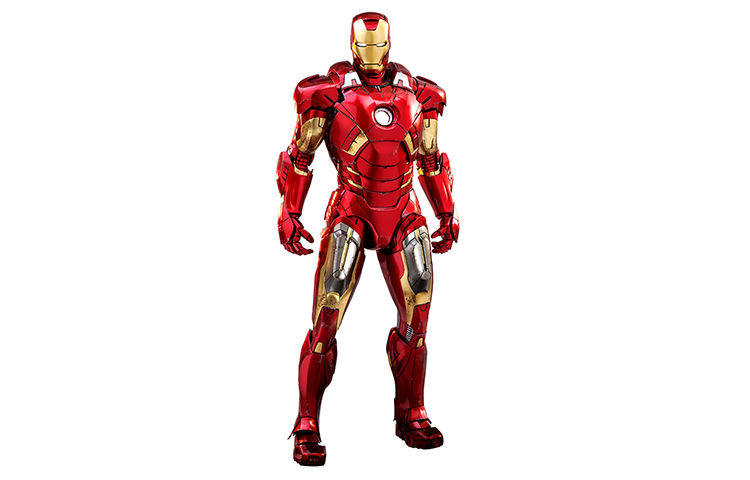 

Железный человек Мстители Mark7 фигурка Regular Hot Toys, MARK7 Regular Edition includes a transport case