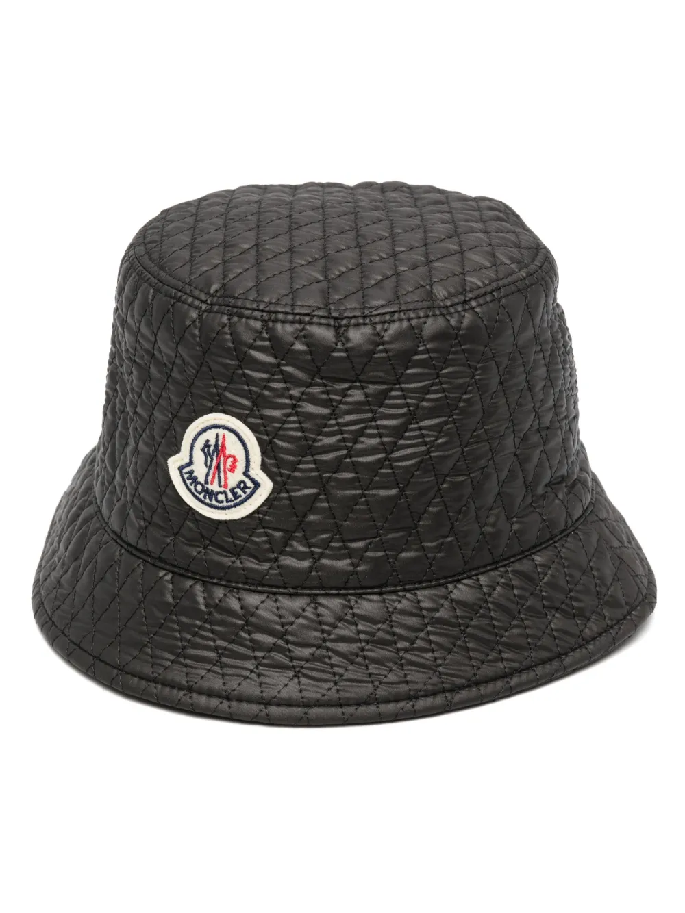 

Стеганая панама с нашивкой-логотипом MONCLER, черный