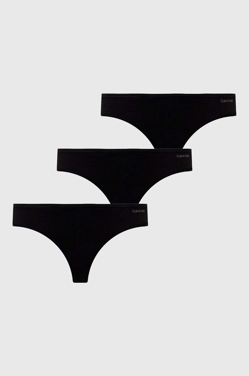 

Стринги упаковка из 3 шт Calvin Klein Underwear, черный