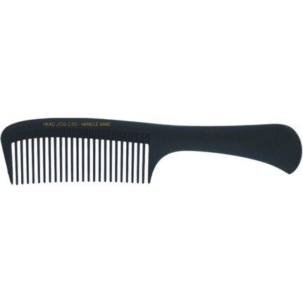 

Расческа-грабли C30, черная, профессиональная, средняя, из углеродного волокна, для стрижки, разделения на секции и укладки, антистатическая, парикмахерская расческа с широкими зубцами для салонов и домашнего использования Head Jog