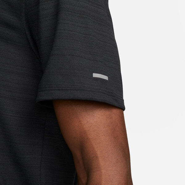 Футболка dri fit miler Nike, черный — фото 3
