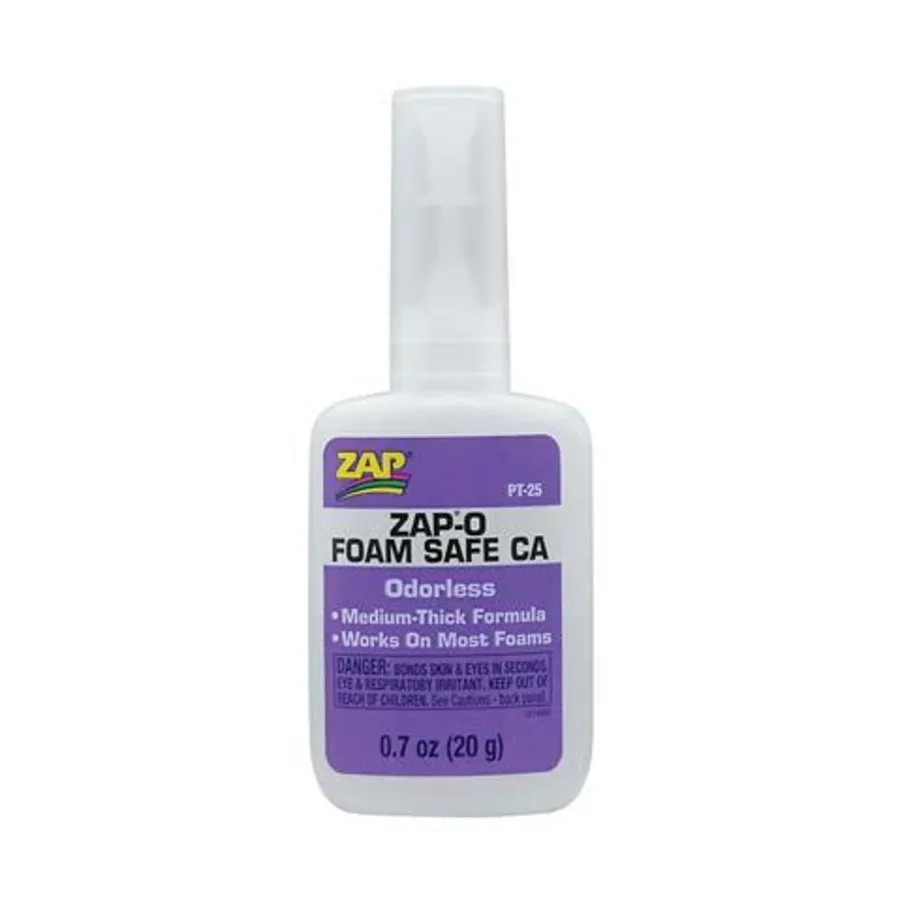 

Zap-O Foam Safe CA (0,7 унции), Miniature Glues & Supplies (Zap-A-Gap)