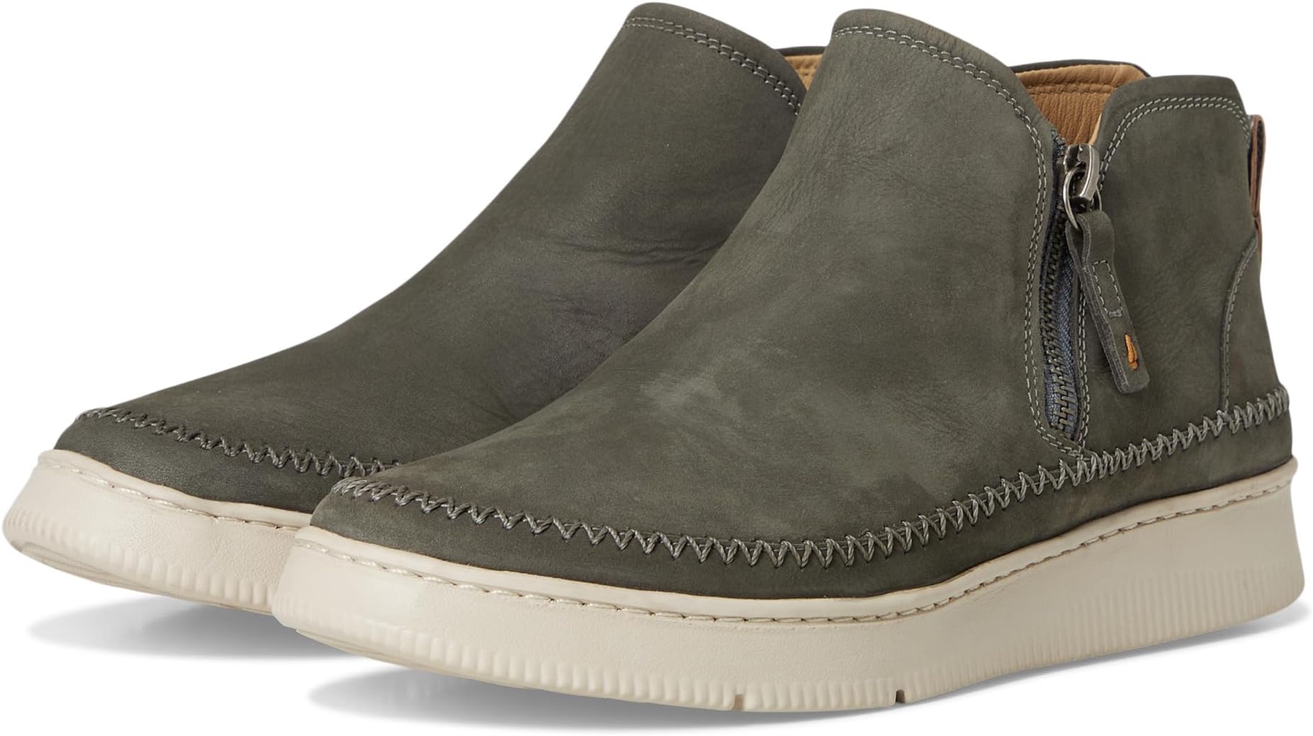 Кроссовки Samuel Hubbard Featherlight Laguna Zip Bootie, цвет Gray Nubuck