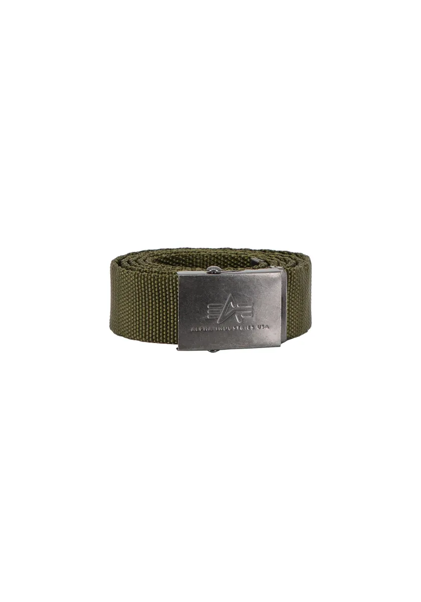 

Кожаный ремень Alpha Industries "Аксессуары Alpha Industries - Ремни Heavy Duty Belt 4 см", оливковый