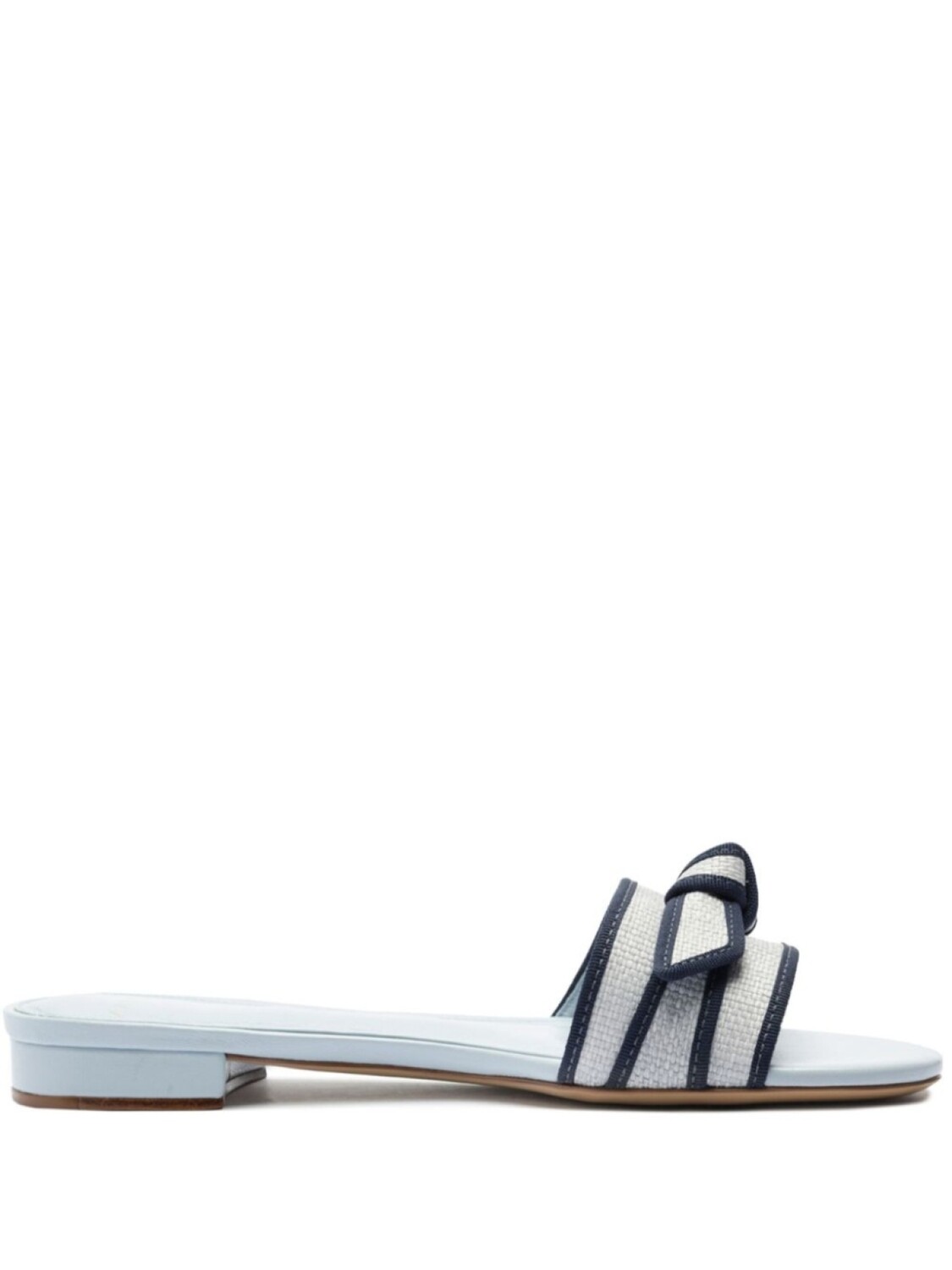 

Мюли из рафии Alexandre Birman, синий
