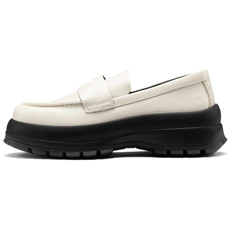 Лоферы женские белые Ecco