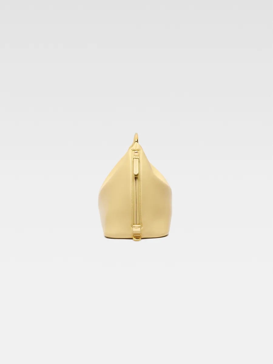 

Сумочка с кольцами Ле Калино Jacquemus, бледно-желтый