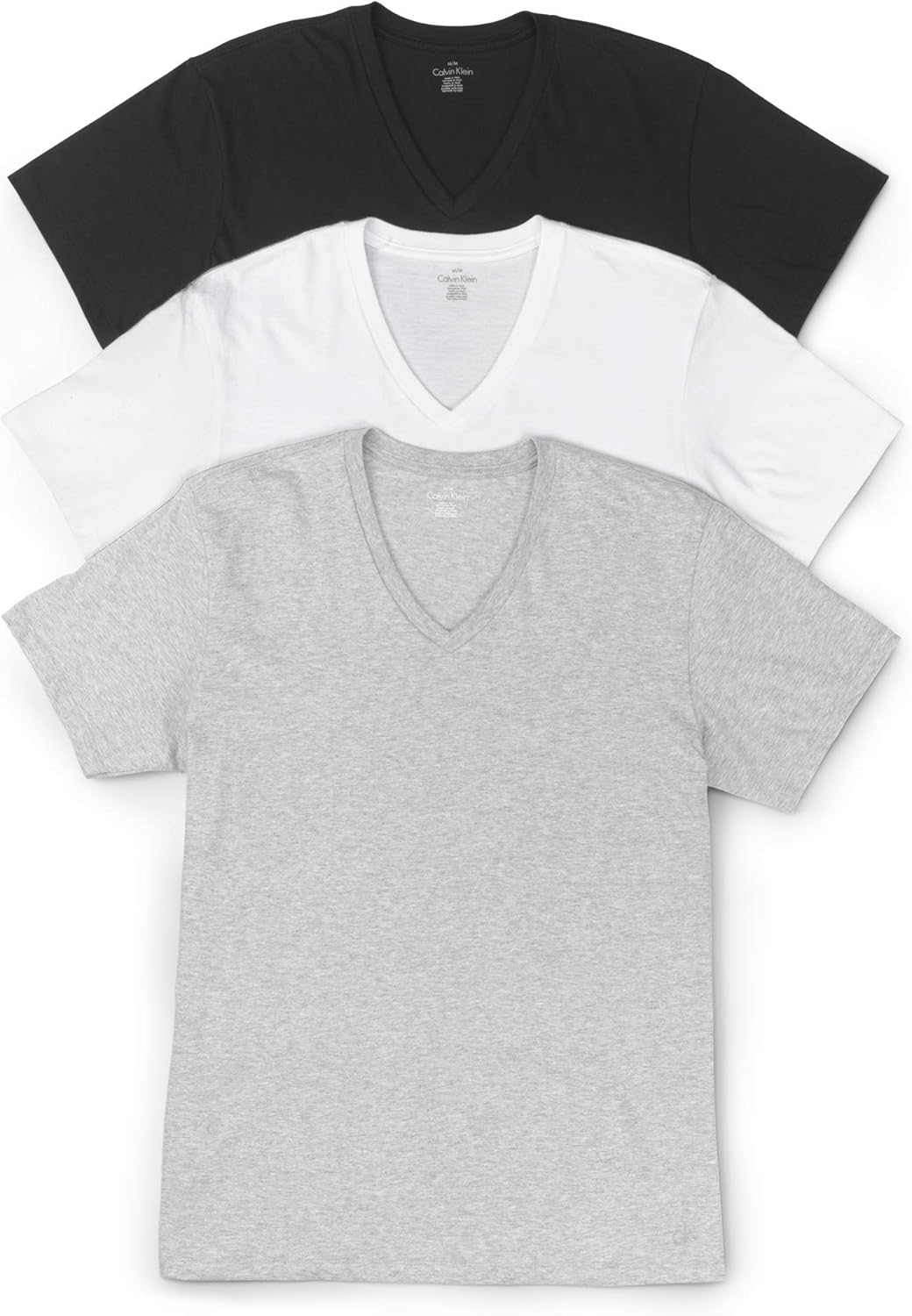 

Мужские хлопковые футболки Calvin Klein Multipack с V-образным вырезом, Multi