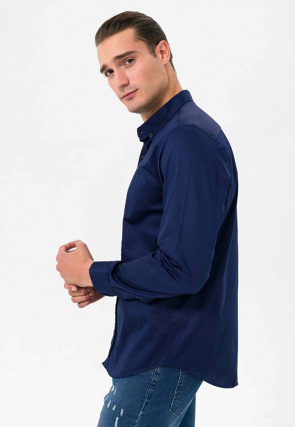 

Рубашка REGULAR FIT Daniel Hills, темно-синий