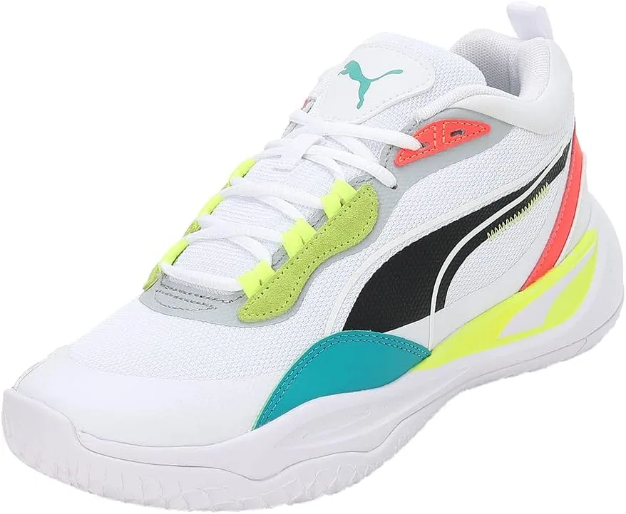 Баскетбольные кроссовки Playmaker Pro унисекс PUMA, Puma White Fiery Coral