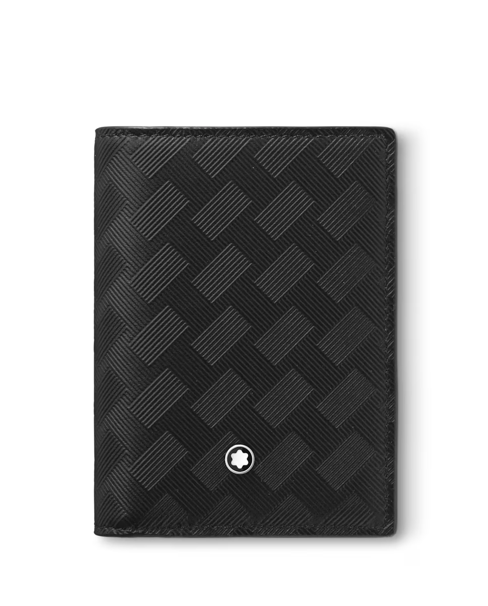 

Визитница унисекс из черной кожи Montblanc, черный