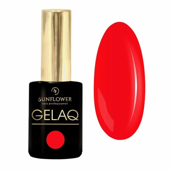 

УФ-лак №103 гибридный – Fireman's Red Gelaq, SUNFLOWER