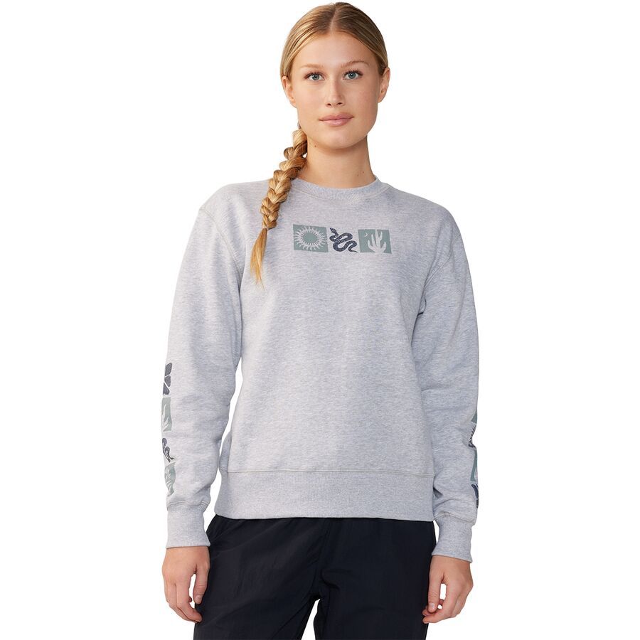 

Толстовка Mountain Hardwear Desert Check Pullover Crew Mountain Hardwear, Hardwear Grey Heather